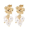 304 Stainless Steel Stud Dangle Earrings SA-CBAF6AD-21G-4