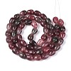 Baking Paint Crackle Glass Beads Strands DGLA-N019-03A-12-2