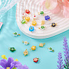 20Pcs Handmade Millefiori Glass Charms PALLOY-TADJ00004-4