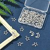50Pcs 2 Styles Tibetan Style Alloy Charms TIBEP-FS0001-29AS-7