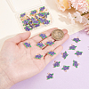 60Pcs Alloy Enamel Pendants ENAM-HY0001-64-3