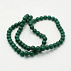 Natural Mashan Jade Round Beads Strands G-D263-10mm-XS26-2