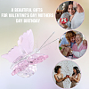 1Pc Glass Crytsal Butterfly Display Decorations LAMP-CN0001-01C-5