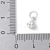 925 Sterling Silver Dice Charms STER-M093-02P-3