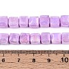 Anti-Tarnish Electroplate Glass Beads Strands GLAA-T025-8mm-10G-4