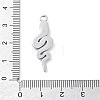 304 Stainless Steel Pendants STAS-I327-03P-01-3