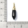 Natural Black Onyx(Dyed & Heated) Pendants G-NH0001-02G-01-3