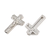 Easter Brass Micro Pave Clear Cubic Zirconia Pendants LS-CU-CBADC6C-10P-02-2