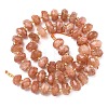 Natural Sunstone Beads Strands G-L642-J01-03-3