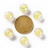 Transparent Acrylic Beads TACR-S152-15B-SS2105-3