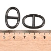 304 Stainless Steel Oval Links Connector Charms STAS-F366-02B-EB-3