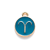 Alloy Enamel Pendants ENAM-S124-01A-05A-2