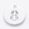 Non-Tarnish 304 Stainless Steel Pendants LS-STAS-F233-08-P-2