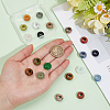 20Pcs 20 Styles Natural & Synthetic Mixed Gemstone European Beads G-PA0002-35-3
