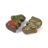 Natural Unakite Rabbit Display Decorations G-R007-02B-2