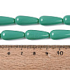 Opaque Glass Beads Strands GLAA-Q113-03A-C03-4