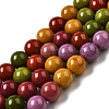 Dyed Natural Malaysia Jade Beads Strands G-G021-02C-14-1