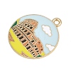 Alloy Enamel Pendants FIND-E054-06B-2