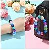 30Pcs 5 Colors Food Grade Eco-Friendly Silicone Focal Beads SIL-YW0001-24A-6