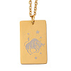 Golden 202 Stainless Steel Constellation Pendants Necklaces NJEW-K380-02G-12-1
