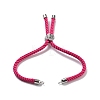 Twisted Nylon Cord Silder Bracelets DIY-B066-03P-12-3
