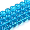 Transparent Glass Beads Strands GLAA-T032-T10mm-06-1