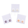 Dyed Natural Pearl Stud Earrings PEAR-N020-06C-2
