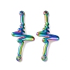 304 Stainless Steel Connector Charms STAS-Q362-07B-M-1