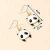 Zinc Alloy Enamel Dangle & Drop Earrings FS-WGC3D93-08-1