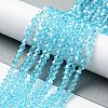 Transparent Electroplate Glass Beads Strands LS-GLAA-F029-2mm-C20-4