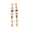 Brass Micro Pave Colorful Cubic Zirconia Big Pendants KK-A304-31A-G-1