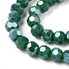 Electroplate Opaque Glass Beads Strands EGLA-A035-P4mm-A17-3
