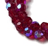 Electroplate Transparent Glass Beads Strands LS-EGLA-A035-T6mm-L02-3