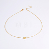 Modern minimalist Style Classic Brass Love Heart Pendant Nnecklaces NB0089-3