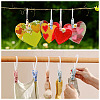 60Pcs 4 Colors Plastic Clothespin KY-TA0001-64-10