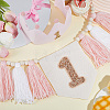 Polyester Braided Tassel Banners HJEW-WH0039-48B-5