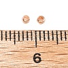 Brass Crimp Beads KK-S509-01RG-01-3