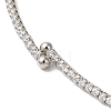 Rack Plating Brass Cubic Zirconia Elasticity Necklaces NJEW-S425-02P-4