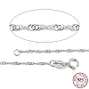 925 Sterling Silver Rope Chains Necklaces X-STER-E007-2B-2