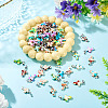 60Pcs 6 Colors Synthetic Turquoise Pendants PALLOY-TAC0289-5