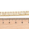 6MM Brass Pave Clear Cubic Zirconia Rectangle Tennis Necklaces KK-CBA4547-12G-4