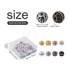Cheriswelry 80Pcs 8 Colors Alloy Rhinestone Beads FIND-CW0001-12-11