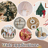 Round/Ring Unfinished Wood Beads PH-WOOD-G003-02-5