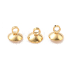 304 Stainless Steel Cup Pear Cup Peg Bails Pin Pendants STAS-G248-03-2