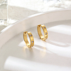 Stainless Steel Hoop Earrings with Cubic Zirconia for Women AP6099-1-1