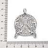 304 Stainless Steel Pendants STAS-Q339-03A-AS-3
