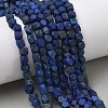 Natural Afghan Lapis Lazuli Beads Strands G-K365-H01-01-1