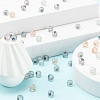 50Pcs 5 Colors Autumn Theme Electroplate Transparent Glass Beads EGLA-FS0001-04-5