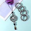 5Pcs Ring Food Grade Eco-Friendly Silicone Focal Beads JX893L-7
