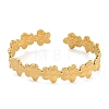 Real 18K Gold Plated 304 Stainless Steel Cuff Bangles BJEW-L695-001G-04-2
